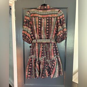 Abilene Puff Sleeve Mini Dress S